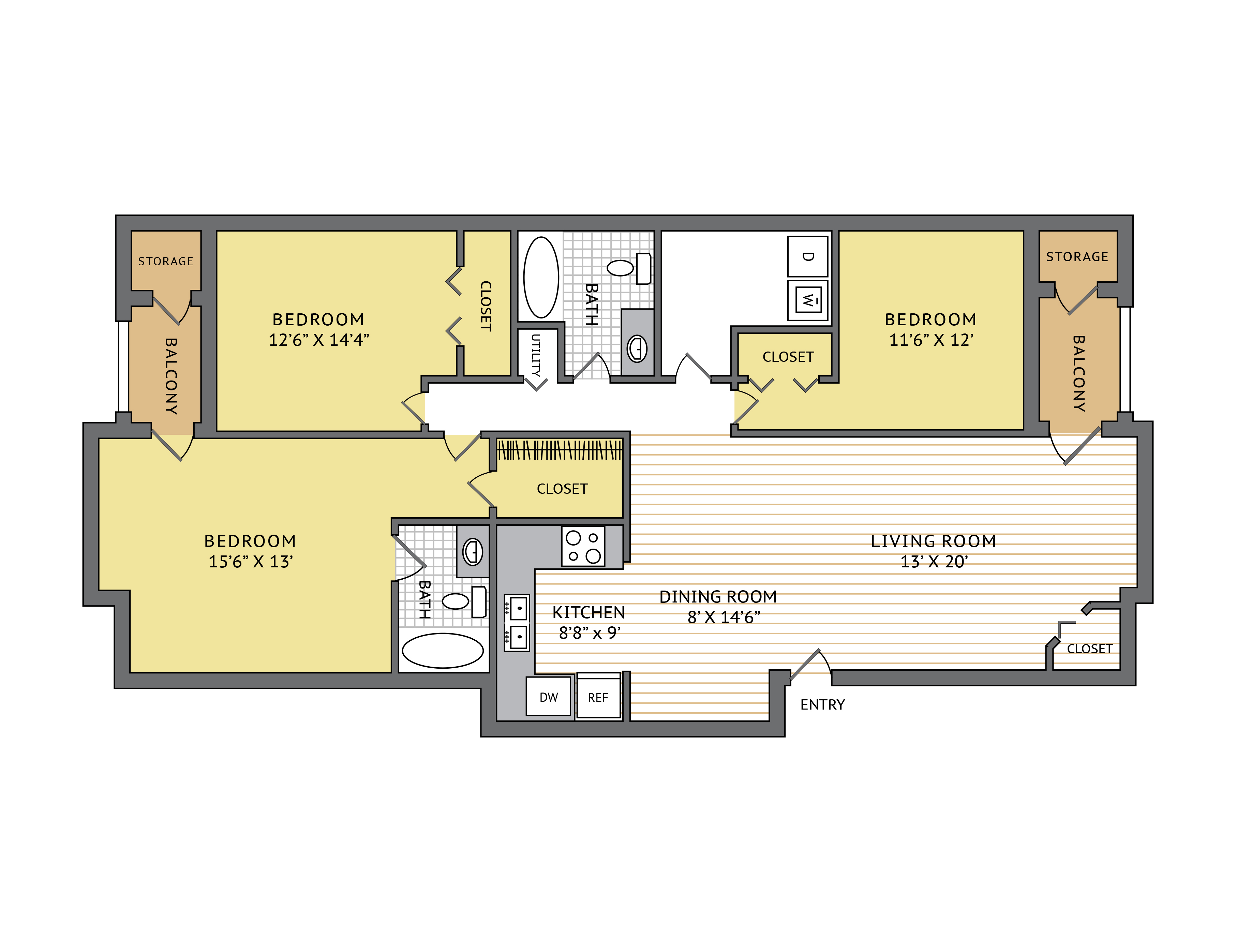 Wynnwood Renovated floor plan